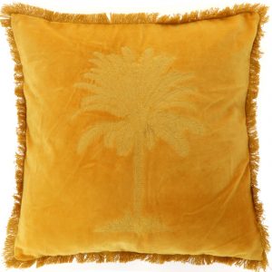 Kissen Palm Gelb