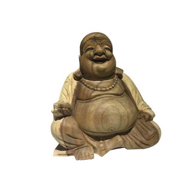 Buddha Figur sitzend Glücksbuddha