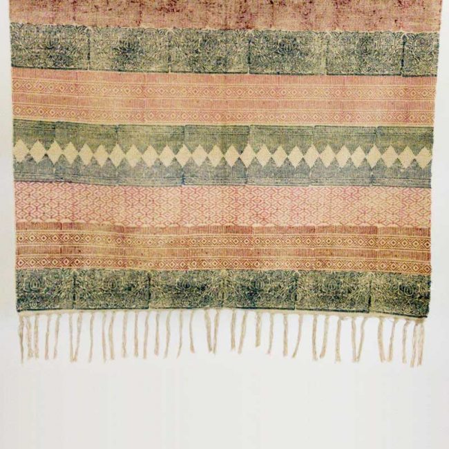 Teppich Baumwolle Handgemacht mit Quasten