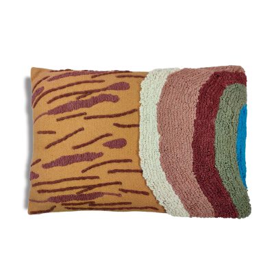 Baumwollkissen mit Motiv handgewebt