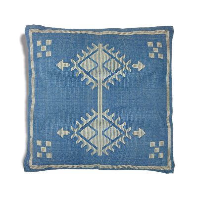 Baumwollkissen mit Motiv handgewebt