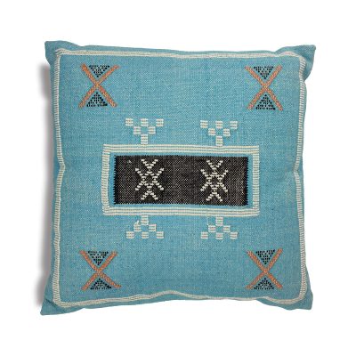 Baumwollkissen mit Motiv handgewebt