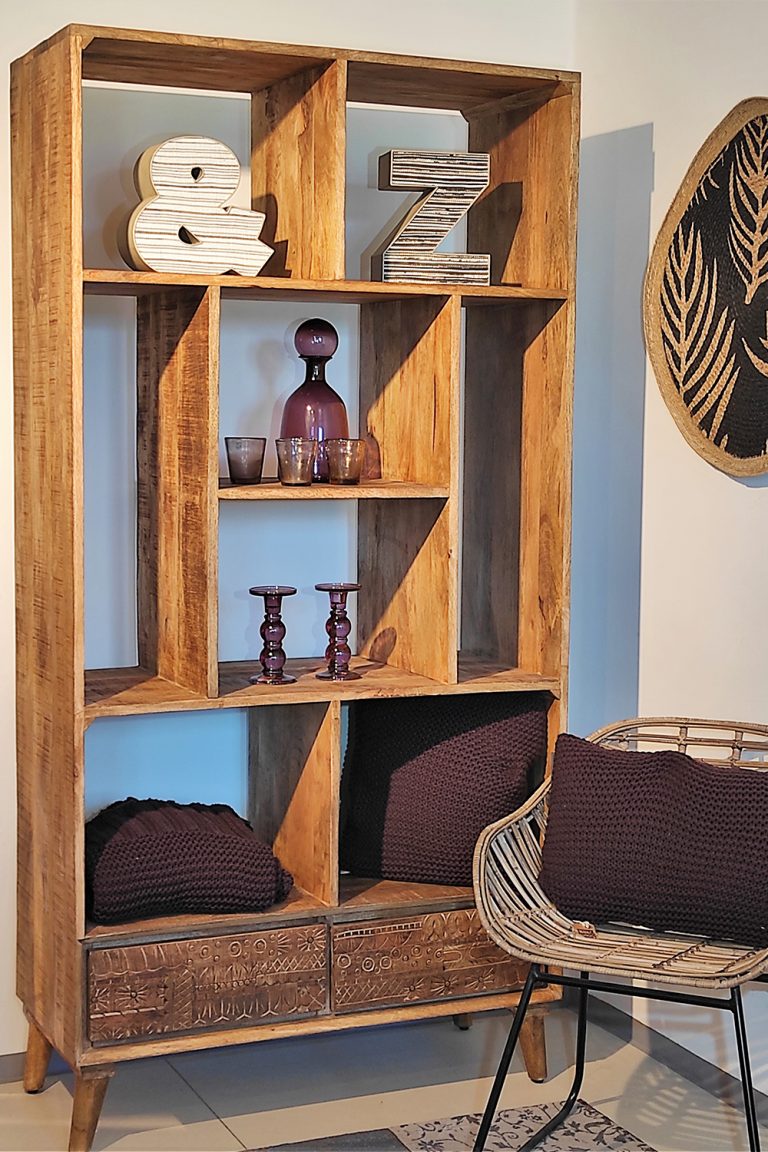 Hongtaitong Bücherregal Aus Holz – Erweiterbarer Desktop-Organizer Für Schreibtisch & Küche