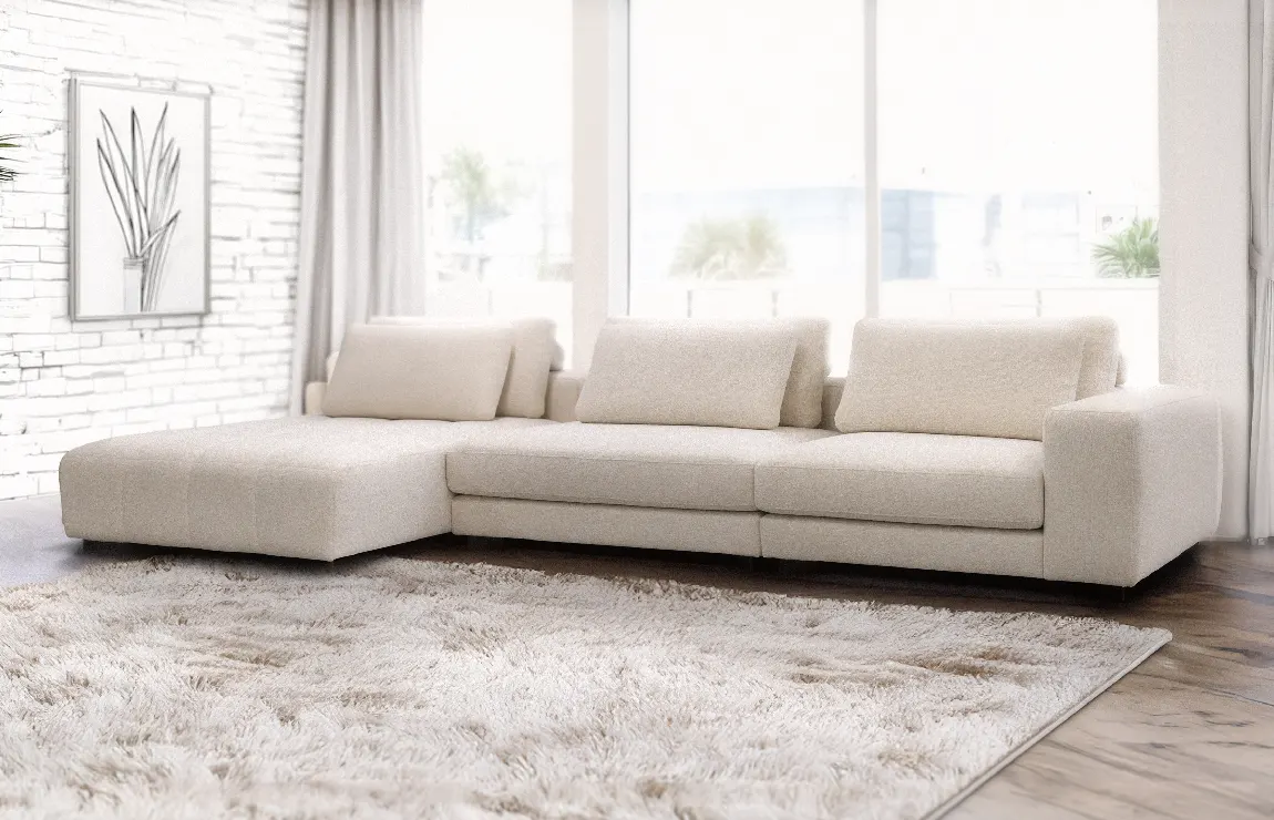 Das Sofa Bella Vista verfügt über ein modernes Design und Komfort.
