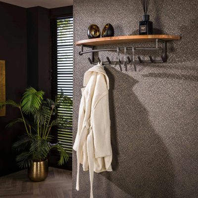 Garderobe Round Kleiderstange und Hutablage 8 Haken 1