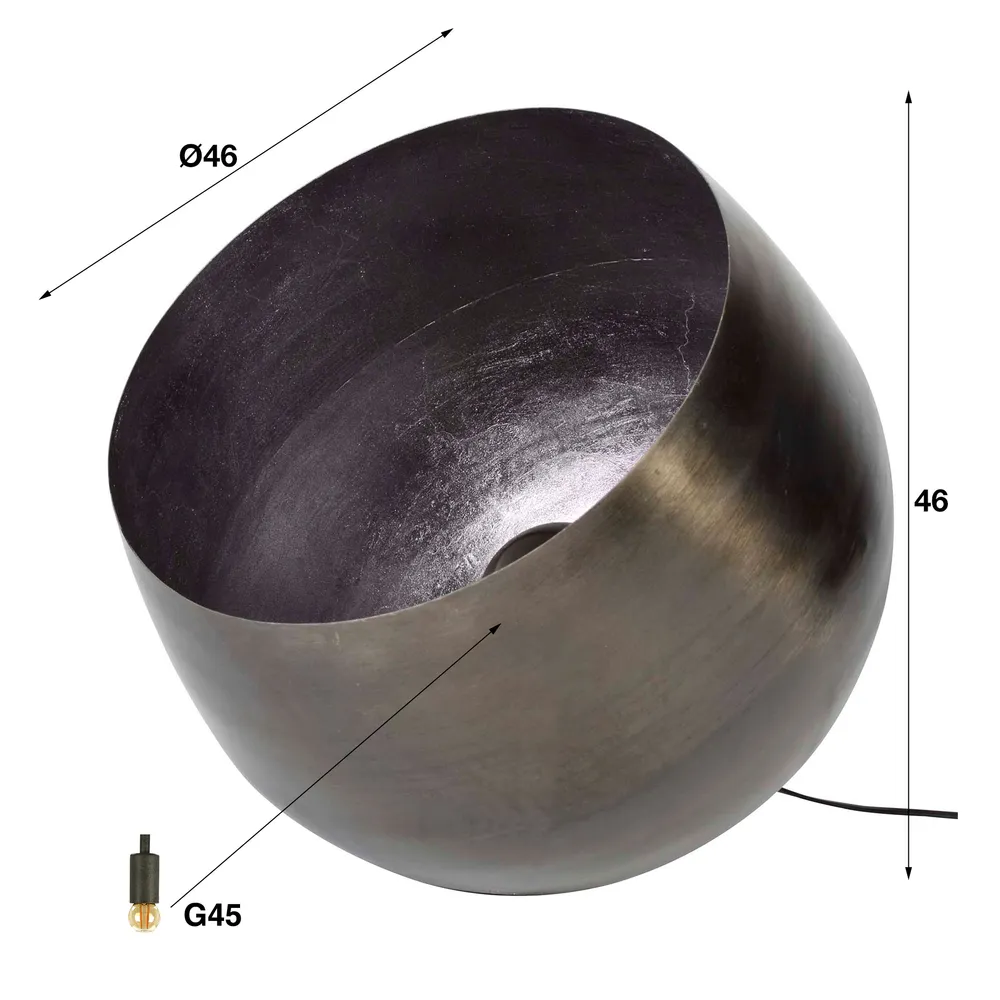 Tischleuchte Basket 1-Fassung Ø50cm 3