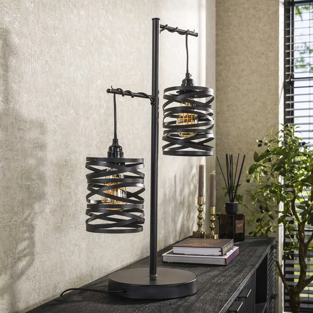 Tischleuchte Spindle 2-Fassungen 2